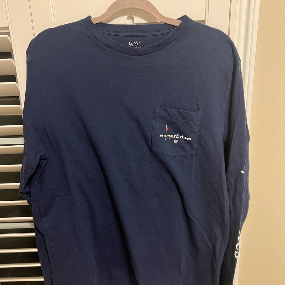 Vineyard Vines Blue Long Sleeve Tee